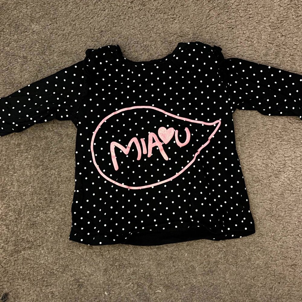 Tex Baby Polka Dot Long Sleeve Shirt Shirt Size 23 months